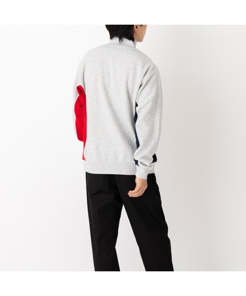 FILA(フィラ)の「SWITCHING HALF ZIP CREW SHIRTS(スウェット・メンズ・ブラック/グレー/ネイビー・M/L/LL)」の13枚目の写真