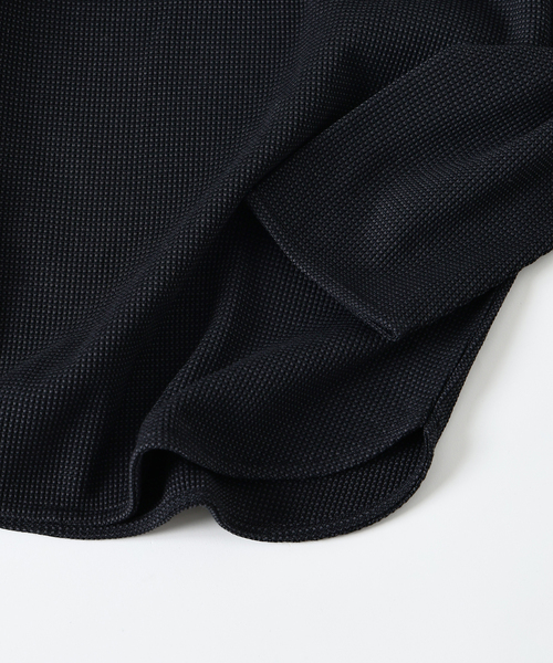 JOURNAL STANDARD relume（ジャーナルスタンダード　レリューム）の「レイヤード ラウンド サーマル ロングスリーブ Tシャツ（Tシャツ/カットソー・メンズ・ブラック系その他/ホワイト系その他/オートミール・SMALL/LARGE/MEDIUM）」の7枚目の写真