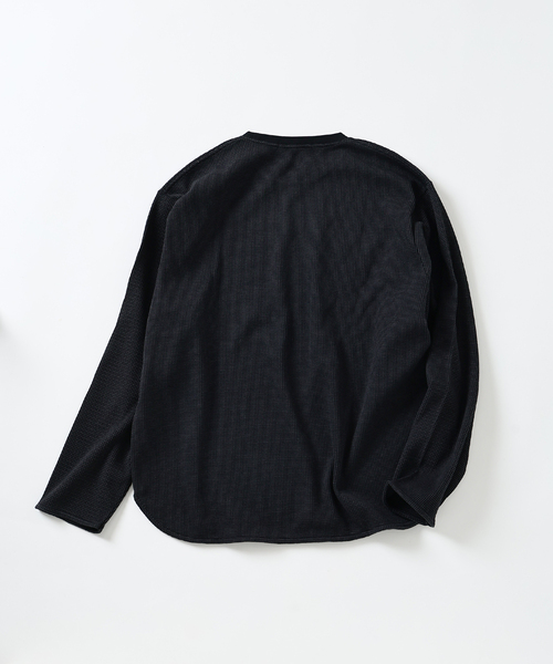 レイヤード ラウンド サーマル ロングスリーブ Tシャツ（Tシャツ