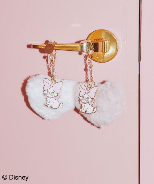 JILL by JILL STUART(ジルバイジルスチュアート)の「Disney Marie/ハートチャーム(キーホルダー・レディース・ピンク/ホワイト・FREE)」の17枚目の写真