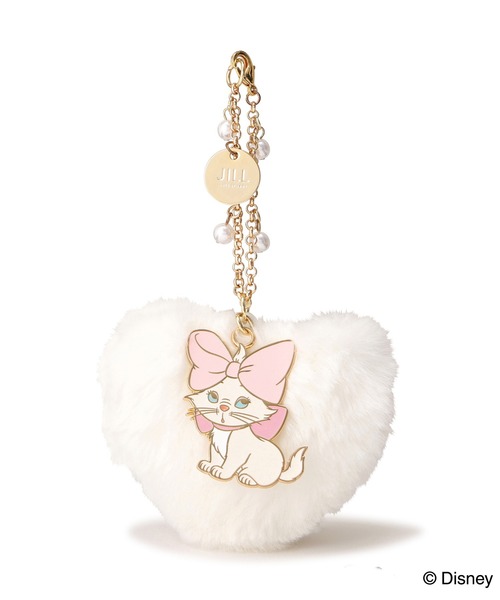 JILL by JILL STUART(ジルバイジルスチュアート)の「Disney Marie/ハートチャーム(キーホルダー・レディース・ピンク/ホワイト・FREE)」の6枚目の写真