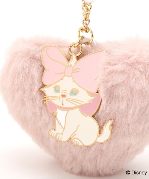 JILL by JILL STUART(ジルバイジルスチュアート)の「Disney Marie/ハートチャーム(キーホルダー・レディース・ピンク/ホワイト・FREE)」の9枚目の写真