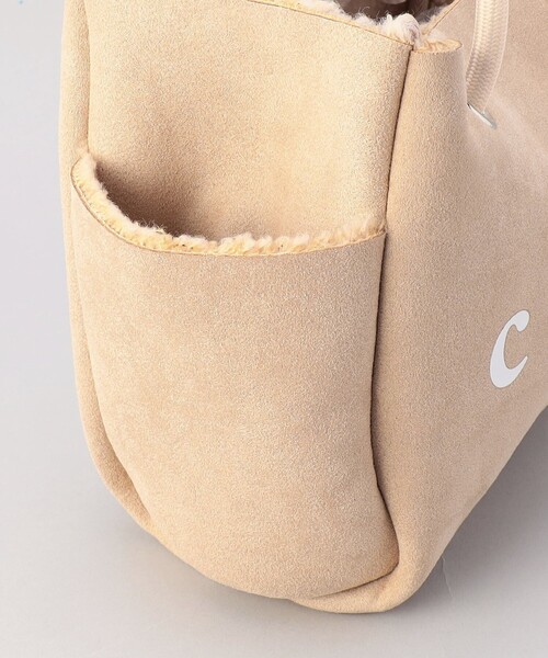 coen(コーエン)の「coen(コーエン)ロゴ リバーシブルフェイクムートンボアトート(WEB限定カラーあり)(ハンドバッグ・レディース・グレー/オフホワイト/ダークブラウン・FREE)」の17枚目の写真