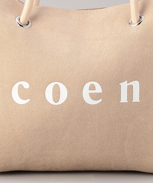 coen(コーエン)の「coen(コーエン)ロゴ リバーシブルフェイクムートンボアトート(WEB限定カラーあり)(ハンドバッグ・レディース・グレー/オフホワイト/ダークブラウン・FREE)」の18枚目の写真