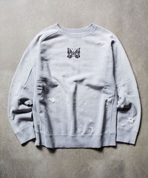 (NEEDLES)DECONSTRUCTED SWEAT SHIRT - COTTON FRENCH TERRY