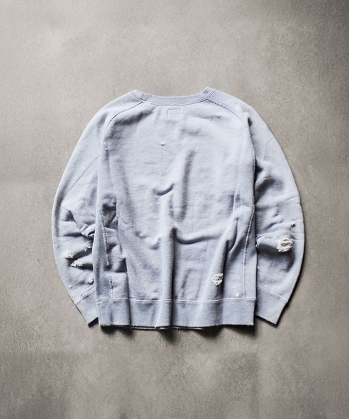 Needles(ニードルス)の「(NEEDLES)DECONSTRUCTED SWEAT SHIRT - COTTON FRENCH TERRY(スウェット・レディース・グレー・XS)」の4枚目の写真