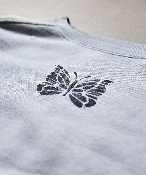 Needles(ニードルス)の「(NEEDLES)DECONSTRUCTED SWEAT SHIRT - COTTON FRENCH TERRY(スウェット・レディース・グレー・XS)」の7枚目の写真
