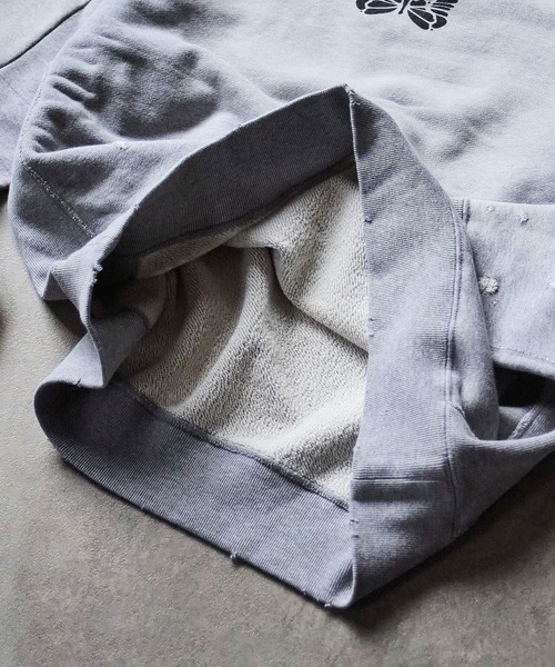 Needles(ニードルス)の「(NEEDLES)DECONSTRUCTED SWEAT SHIRT - COTTON FRENCH TERRY(スウェット・レディース・グレー・XS)」の8枚目の写真