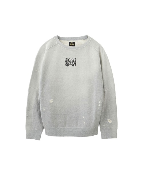 Needles(ニードルス)の「(NEEDLES)DECONSTRUCTED SWEAT SHIRT - COTTON FRENCH TERRY(スウェット・レディース・グレー・XS)」の9枚目の写真