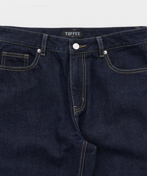TOFFEE(トフィー)の「GL ワイドデニムパンツ (R.INDIGO)(デニムパンツ・メンズ・その他・SMALL/MEDIUM/LARGE/X-LARGE/X-SMALL)」の2枚目の写真