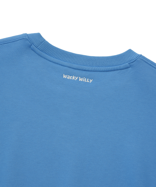Wacky WiLLy(ワッキーウィリー)の「ロゴタイポグラフィック スウェット ブルー(スウェット・レディース・その他・SMALL/MEDIUM/LARGE/X-LARGE)」の7枚目の写真