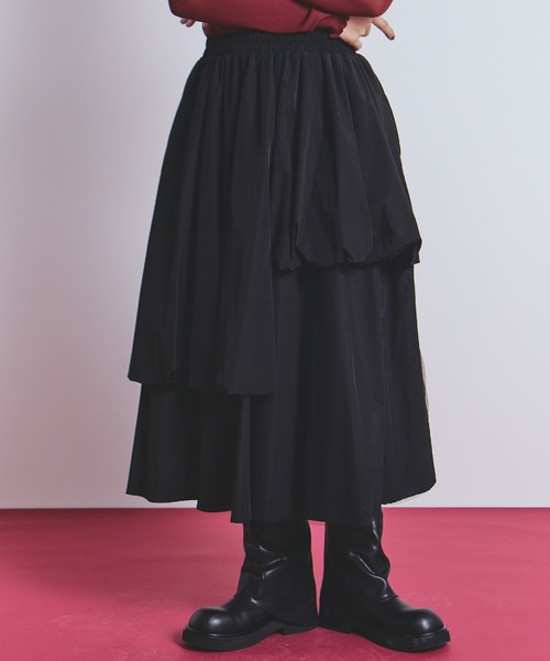 アシンメトリーバルーンスカート（スカート）｜manana suerte