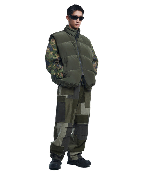 NOMANUAL(NOMANUAL)の「S.C MULTI PANEL PANTS - KHAKI(その他パンツ・レディース・その他・SMALL/MEDIUM/LARGE)」の3枚目の写真