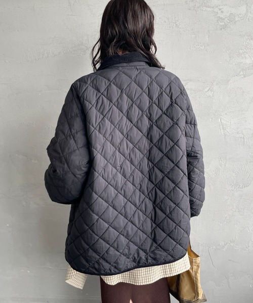 Gymphlex/ジムフレックス] キルトダウンパフスリーブミドルコート