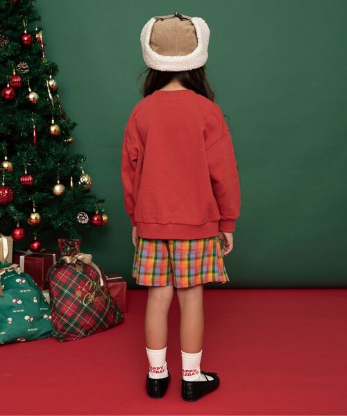 BREEZE（ブリーズ）の「クリスマスソックス（ソックス/靴下・キッズ・オフホワイト/レッド・15 /18/21）」の5枚目の写真