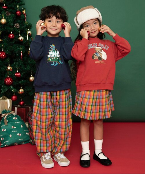 BREEZE（ブリーズ）の「クリスマスソックス（ソックス/靴下・キッズ・オフホワイト/レッド・15 /18/21）」の7枚目の写真