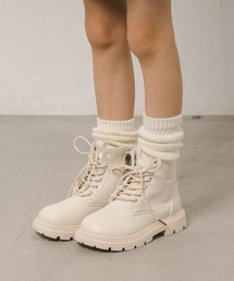 URBAN CHERRY | レースアップカラーショートブーツ(ブーツ)