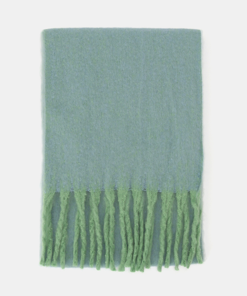 B.C STOCK（ベーセーストック）の「手洗い可 / ブークレマフラー（マフラー・レディース・チャコールグレー/ネイビー/イエロー/ホワイト/グリーン/レッド・FREE）」の20枚目の写真