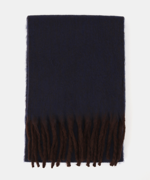 B.C STOCK（ベーセーストック）の「手洗い可 / ブークレマフラー（マフラー・レディース・チャコールグレー/ネイビー/イエロー/ホワイト/グリーン/レッド・FREE）」の22枚目の写真