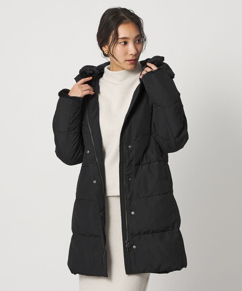 フェイクファー ショールカラー ダウンコート＜A DAY IN THE LIFE