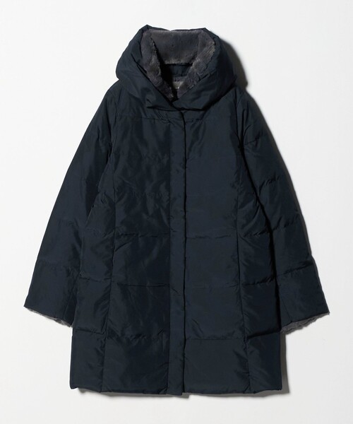 UNITED ARROWS ロングファーダウンジャケット UNITED ARROWS - UNITED ARROWS ブルーフォックスファー ダウンコート