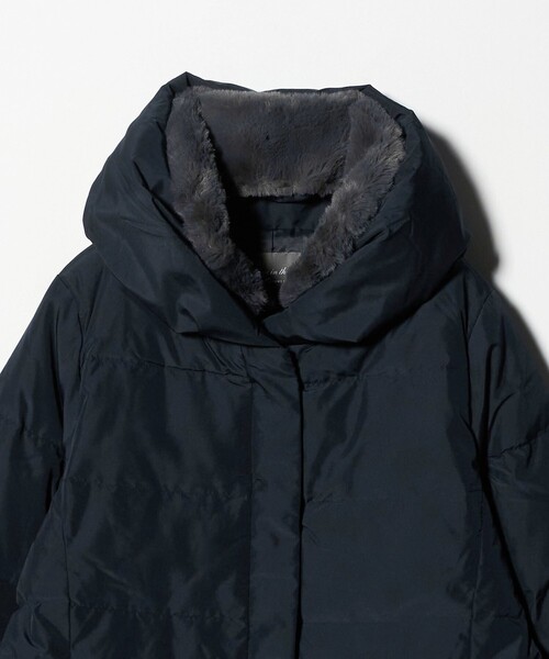 フェイクファー ショールカラー ダウンコート＜A DAY IN THE LIFE