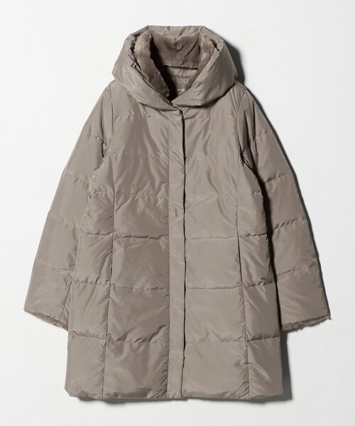 united arrows フェイクファーダウンコート フェイクファー ショールカラー ダウンコート＜A DAY IN THE LIFE