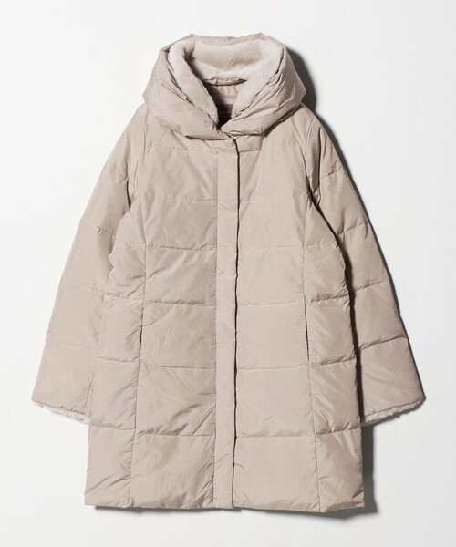 セール】フェイクファー ショールカラー ダウンコート＜A DAY IN THE