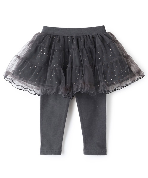 petit main（プティマイン）の「レギンスつきチュールスカート（スカート・キッズ・チャコール/アイボリー/ライトピンク・120cm/100cm/80ｃｍ/90cm/110cm/130cm）」の8枚目の写真
