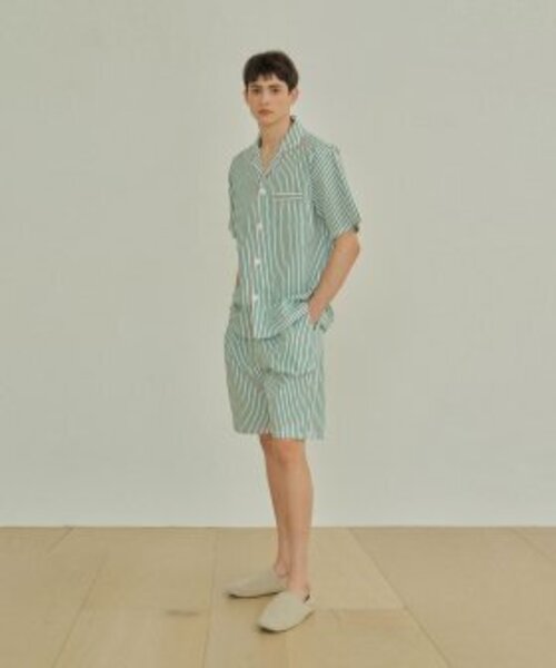 (m) Green Tea Short Pajama Set
