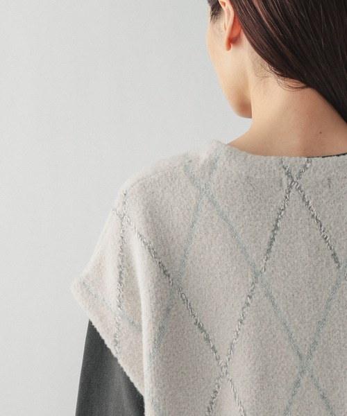 GLOBAL WORK（グローバルワーク）の「アソート柄シャギーベスト/603604（ベスト・レディース・グレー系その他/ライトグレー・MEDIUM/LARGE）」の9枚目の写真