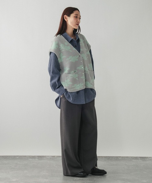 GLOBAL WORK（グローバルワーク）の「アソート柄シャギーベスト/603604（ベスト・レディース・グレー系その他/ライトグレー・MEDIUM/LARGE）」の19枚目の写真