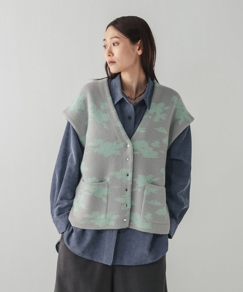 GLOBAL WORK（グローバルワーク）の「アソート柄シャギーベスト/603604（ベスト・レディース・グレー系その他/ライトグレー・MEDIUM/LARGE）」の20枚目の写真