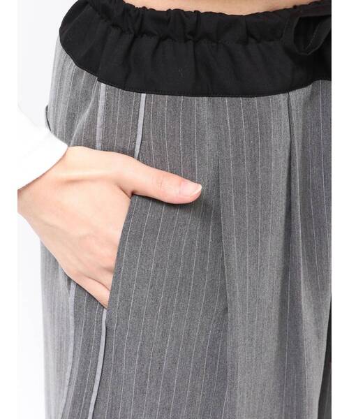 Ungrid（アングリッド）の「ウエストデザインラインパンツ（その他パンツ・レディース・ベージュ/チャコールグレー・SMALL/MEDIUM）」の22枚目の写真