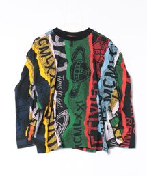 Vivienne Westwood | TOWEL BLACK PRINTﾋﾟﾛｰL/STｼｬﾂ(Tシャツ/カットソー)