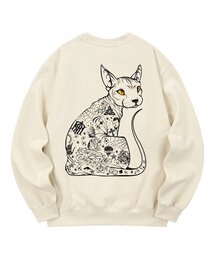 KMC0086 チカノスピンクス 裏起毛 スウェット - クリーム
