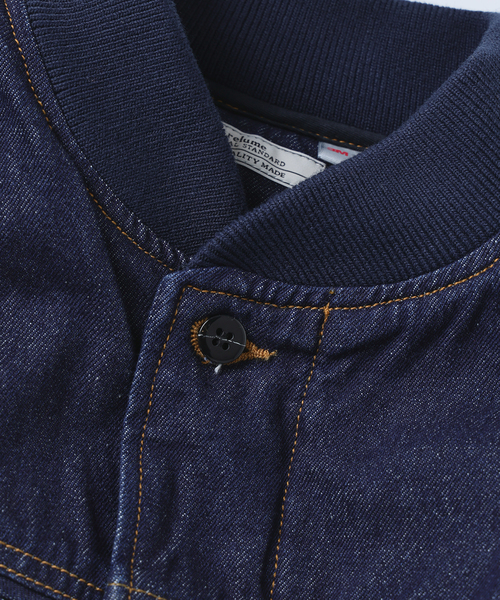 JOURNAL STANDARD relume（ジャーナルスタンダード　レリューム）の「デニム ダービー ジャケット（デニムジャケット・メンズ・ブラック/ネイビー・MEDIUM/LARGE）」の17枚目の写真