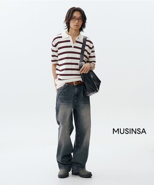 BASEMOMENT（ベースモーメント）の「スラブセミワイドデニムパンツオークブルー（デニムパンツ・メンズ・その他・MEDIUM/LARGE/X-LARGE）」の11枚目の写真