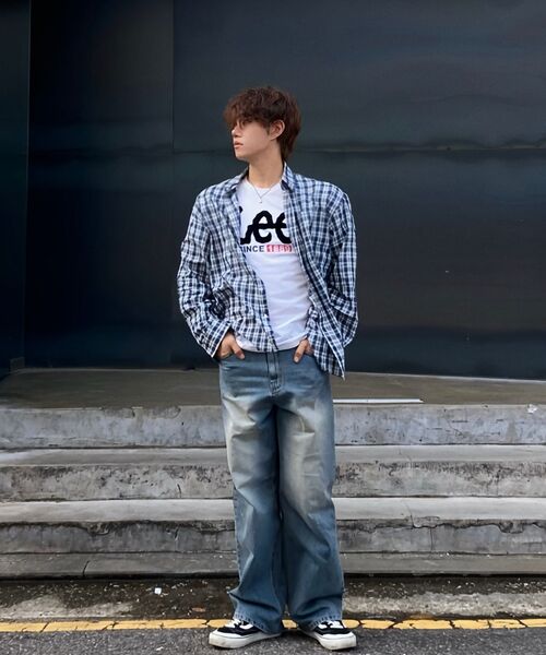 BASEMOMENT（ベースモーメント）の「スラブセミワイドデニムパンツオークブルー（デニムパンツ・メンズ・その他・MEDIUM/LARGE/X-LARGE）」の12枚目の写真