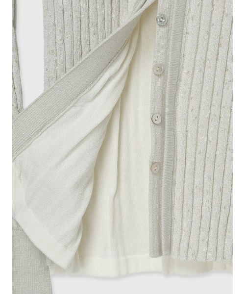 anuans アニュアンス　ネップラメニットトップス ネップラメニットトップス