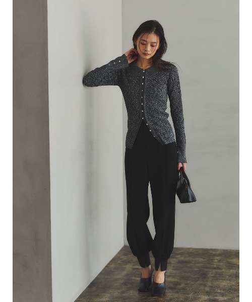 ネップラメニットトップス（ニット/セーター）｜anuans（アニュアンス