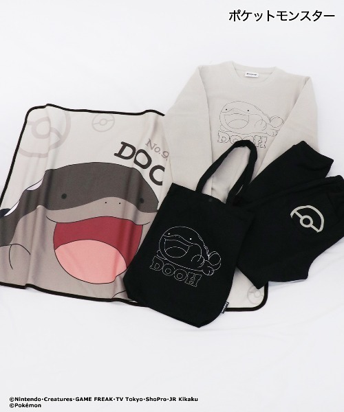 ポケットモンスター(ポケットモンスター)の「「ポケットモンスター」ポケモン ルームウェア ブランケット付き トートバッグ セット(ルームウェア/パジャマ・メンズ・ベージュ/サックスブルー・M/L)」の2枚目の写真