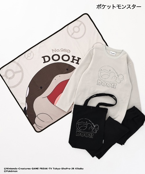 ポケットモンスター(ポケットモンスター)の「「ポケットモンスター」ポケモン ルームウェア ブランケット付き トートバッグ セット(ルームウェア/パジャマ・メンズ・ベージュ/サックスブルー・M/L)」の3枚目の写真