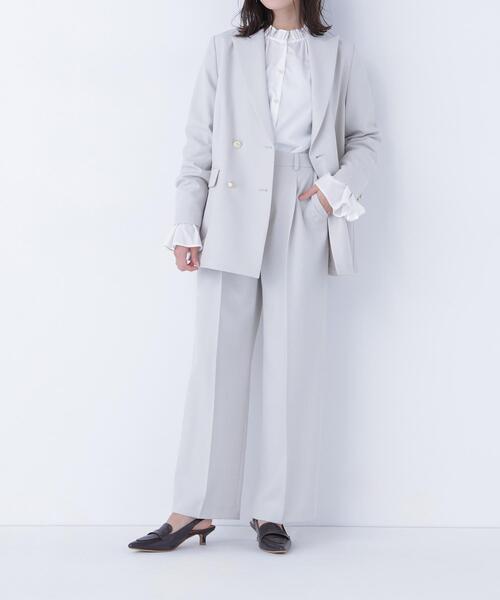 NATURAL BEAUTY BASIC(ナチュラルビューティーベーシック)の「◇ダブルブレスト SETUP パンツ(その他パンツ・レディース・ネイビー/ベージュ系その他/ピンク系その他/オフホワイト・SMALL/MEDIUM)」の7枚目の写真