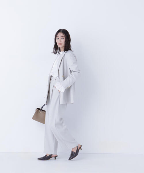 NATURAL BEAUTY BASIC（ナチュラルビューティーベーシック）の「◇ダブルブレスト SETUP パンツ（その他パンツ・レディース・ネイビー/ベージュ系その他/ピンク系その他/オフホワイト・SMALL/MEDIUM）」の22枚目の写真