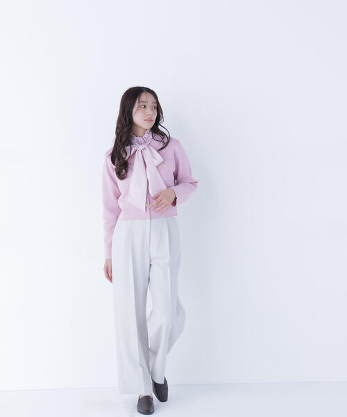 NATURAL BEAUTY BASIC（ナチュラルビューティーベーシック）の「◇ダブルブレスト SETUP パンツ（その他パンツ・レディース・ネイビー/ベージュ系その他/ピンク系その他/オフホワイト・SMALL/MEDIUM）」の19枚目の写真