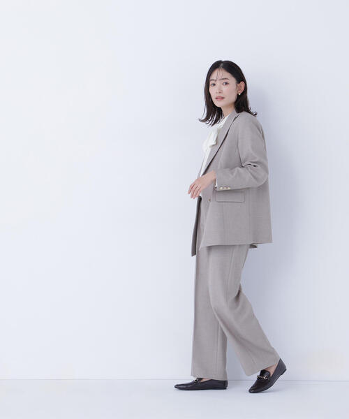 NATURAL BEAUTY BASIC（ナチュラルビューティーベーシック）の「◇ダブルブレスト SETUP パンツ（その他パンツ・レディース・ネイビー/ベージュ系その他/ピンク系その他/オフホワイト・SMALL/MEDIUM）」の13枚目の写真