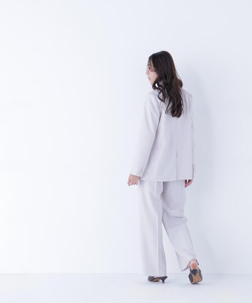 NATURAL BEAUTY BASIC（ナチュラルビューティーベーシック）の「◇ダブルブレスト SETUP パンツ（その他パンツ・レディース・ネイビー/ベージュ系その他/ピンク系その他/オフホワイト・SMALL/MEDIUM）」の22枚目の写真