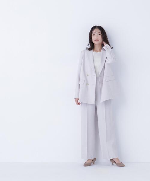 NATURAL BEAUTY BASIC（ナチュラルビューティーベーシック）の「◇ダブルブレスト SETUP パンツ（その他パンツ・レディース・ネイビー/ベージュ系その他/ピンク系その他/オフホワイト・SMALL/MEDIUM）」の19枚目の写真