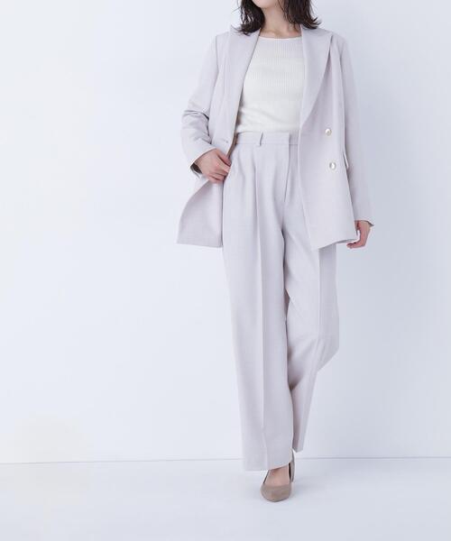 NATURAL BEAUTY BASIC(ナチュラルビューティーベーシック)の「◇ダブルブレスト SETUP パンツ(その他パンツ・レディース・ネイビー/ベージュ系その他/ピンク系その他/オフホワイト・SMALL/MEDIUM)」の22枚目の写真